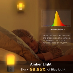 Simple Design Amber 2000K LED Night Light