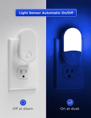 Oval Shape 30/60LM BLUE LED Night Light