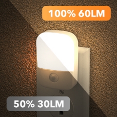 Rectangular 30/60LM 3000K LED Night Light