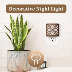 Retro Petal Pattern 3000K LED Night Light