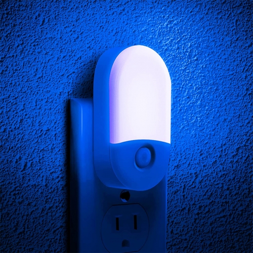 Oval Shape 30/60LM BLUE LED Night Light