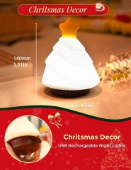 Silicone CHRISTMAS TREE RGB Cute Night Light