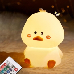 Silicone DUCK RGB Cute Night Light