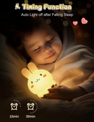 ICE CREAM BUNNY RGB Cute Night Light