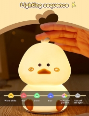 Silicone DUCK RGB Cute Night Light