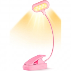 Pink Color Rechargeable LED Book Light