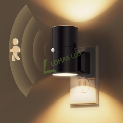 Cylider White Motion Sensor LED Night Light