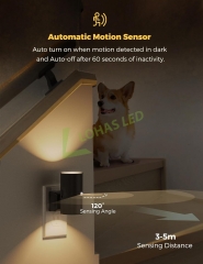 Cylider White Motion Sensor LED Night Light