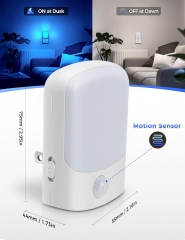 Ice Cream Shade Motion Sensor BLUE Night Light