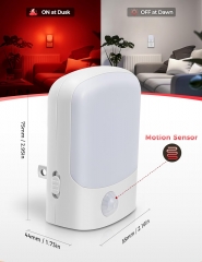 Ice Cream Shade Motion Sensor RED Night Light