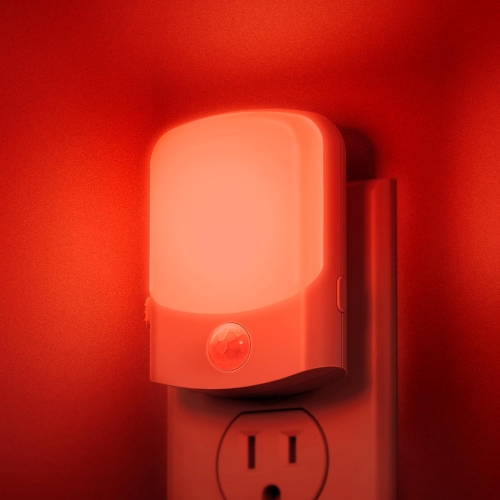 Ice Cream Shade Motion Sensor RED Night Light