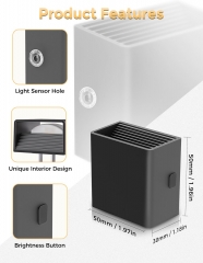 Cube Light Sensor Amber Night Light