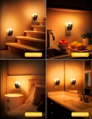 Candle Style Amber Night Light