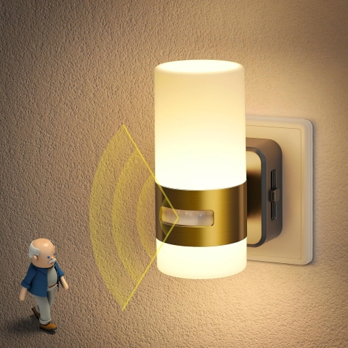 Golden Motion Sensor Night Light