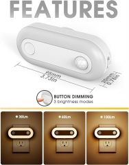 Horizontal Motion Sensor Night Light