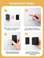 3000K Soft White LED Motion Sensor Night Ligh