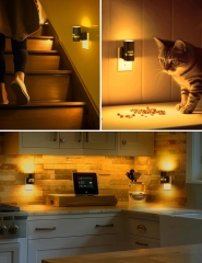 Black Motion Sensor 1600K LED Night Light