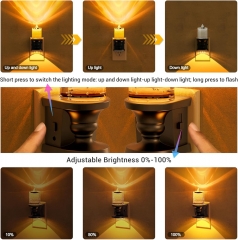 Candle Amber Night Light