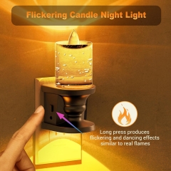 Candle Amber Night Light