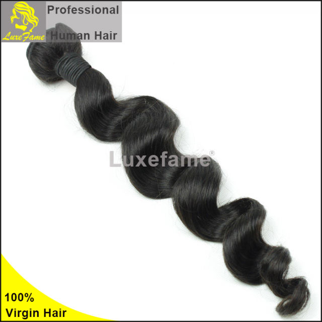7A virgin Indian hair Loose wave 2pc/pack free shipping