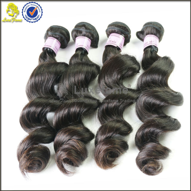 8A virgin Malaysian hair Loose wave 4pcs/pack free shipping