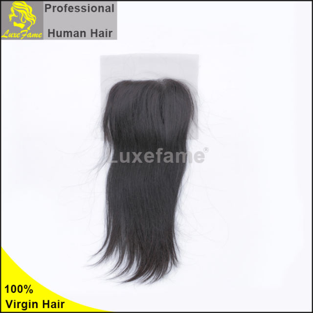 Grade 8A 3PCS Brazilian Virgin Hair With Lace Closure Straight For A Full Head Shipping Free