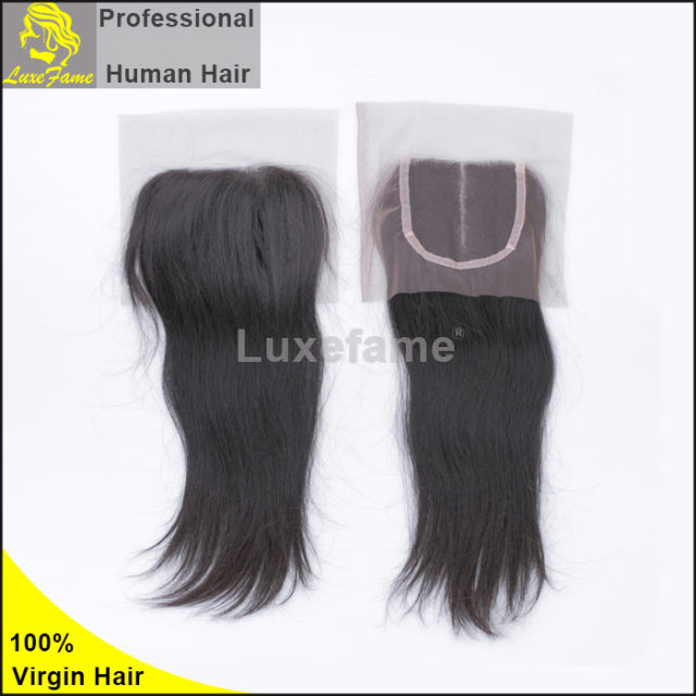 Grade 8A 3PCS Brazilian Virgin Hair With Lace Closure Straight For A Full Head Shipping Free