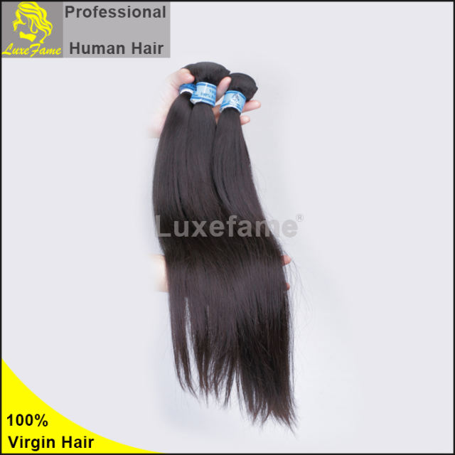 9A virgin brazilian hair natural straight 2pcs/pack free shipping