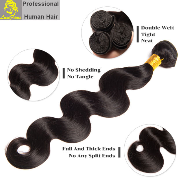 Virgin Brazilian hair Body wave 2pcs or 3pcs or 4pcs/pack free shipping