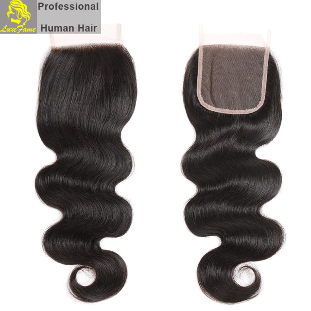 Royal Grade 2/3/4PCS  Virgin Hair With Lace Closure Body Wave For A Full Head Shipping