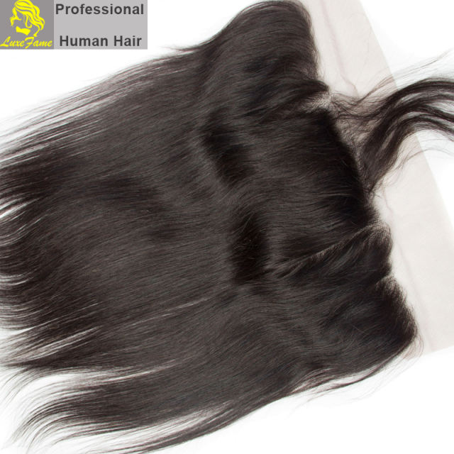 Royal Grade 2/3/4PCS Virgin Hair With Lace Frontal Natural Straight For A Full Head Shipping