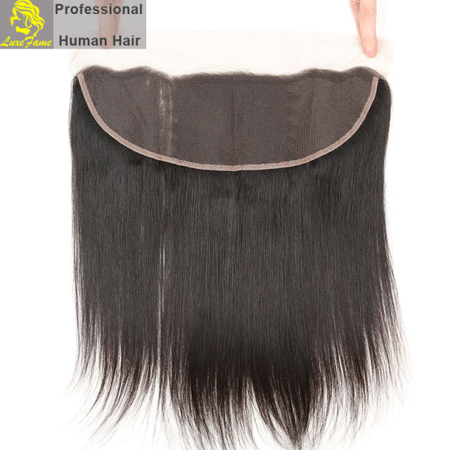 Top Grade 2/3/4PCS Virgin Hair With Lace Frontal Natural Straight For A Full Head Shipping