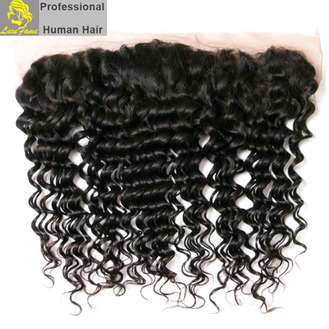 Royal Grade 2/3/4PCS Virgin Hair With Lace Frontal Curly Wave For A Full Head Shipping