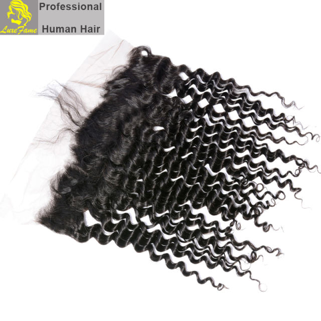 Royal Grade 2/3/4PCS Virgin Hair With Lace Frontal Curly Wave For A Full Head Shipping