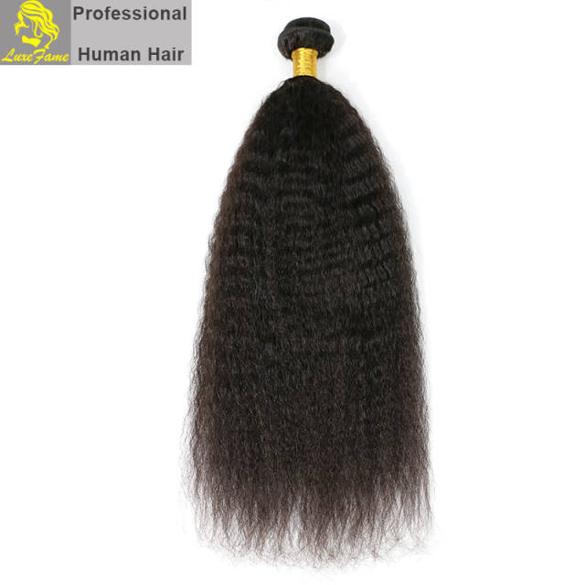 8A virgin brazilian hair Kinky Straight 1pc or 5pcs/pack free shipping