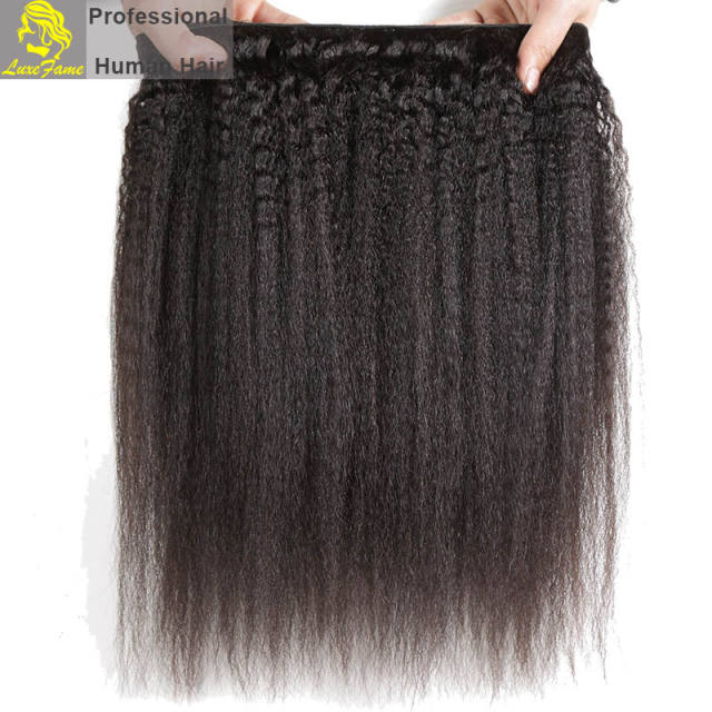 8A virgin brazilian hair Kinky Straight 1pc or 5pcs/pack free shipping