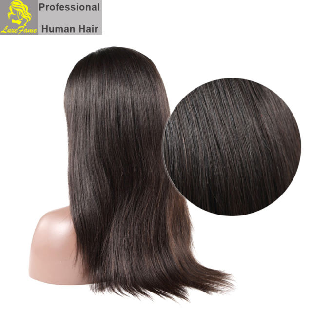 Top Quality Wholesale Brazilian Virgin Straight Hair Lace Front Wig Shipping Free