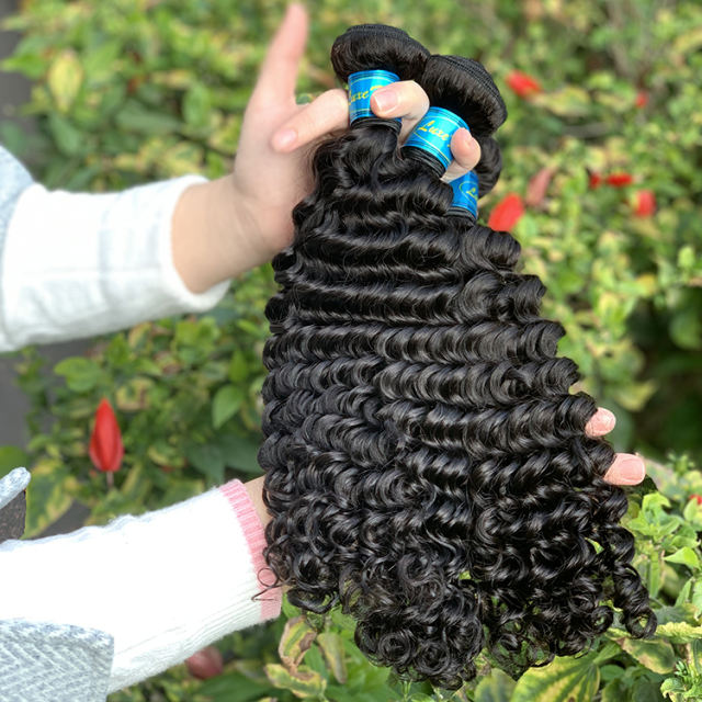 Deep Wave Brazilian Hair Bundle Brazilian Human Hair Wholesale Price