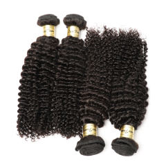 Wholesale Bulk Unprocessed Virgin Indian Virgin Hair 20-34 Inch Kinky Curly Hair Weave