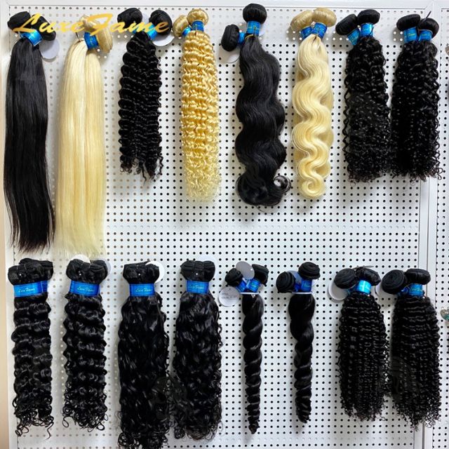 Wholesale Bulk Unprocessed Virgin Indian Virgin Hair 20-34 Inch Kinky Curly Hair Weave