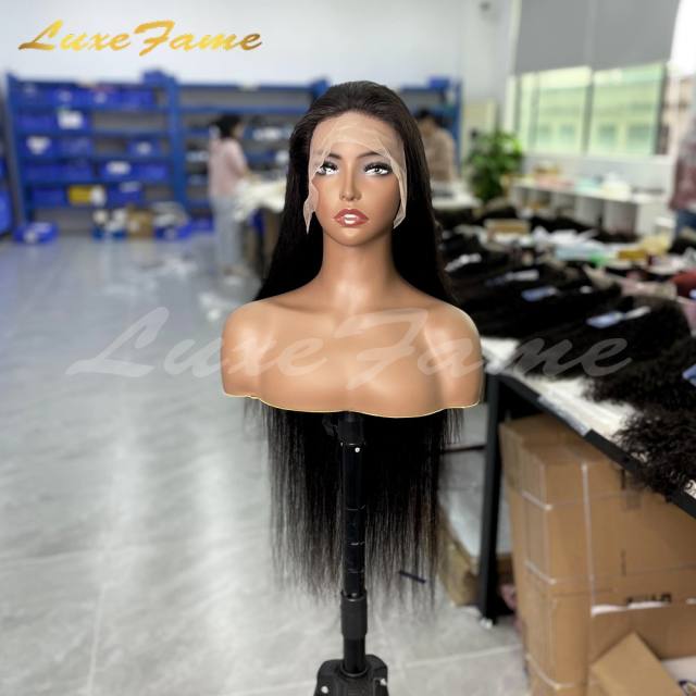 Pre pluck bone straight human hair wigs for black women,brazilian human hair lace front wigs,hd lace frontal wig for black women