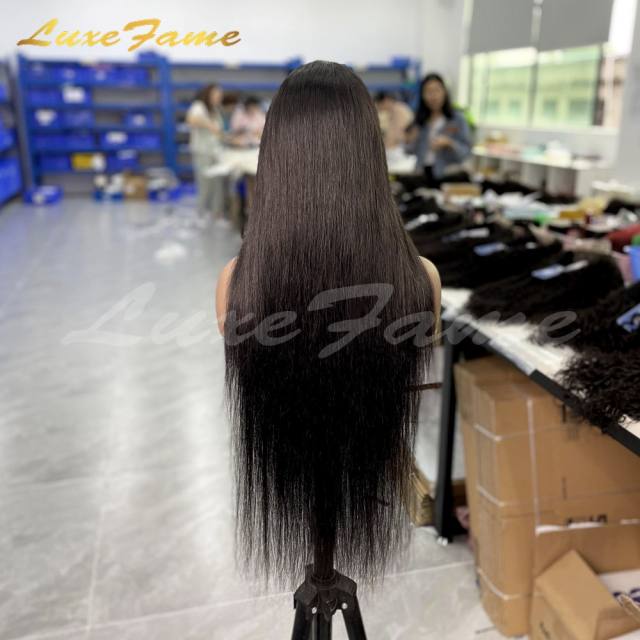 Pre pluck bone straight human hair wigs for black women,brazilian human hair lace front wigs,hd lace frontal wig for black women