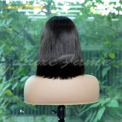 Straight Bob Wig Cheap Raw Brazilian Virgin Human Hair Lace Front Wig Wholesale Transparent Glueless Lace Frontal Wig For Women