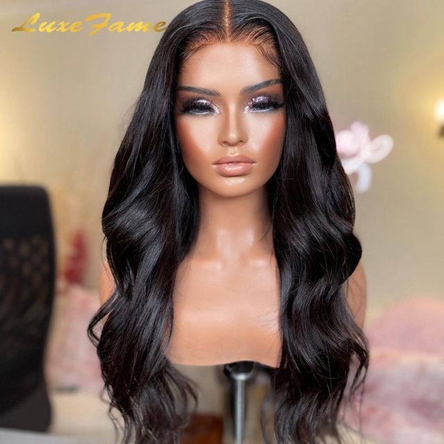 Luxefame Wholesale Wigs 100% Human Hair Vendors, HD Frontal Lace Wigs 100% Virgin Human Hair, Unprocessed Raw Double Drawn Wigs