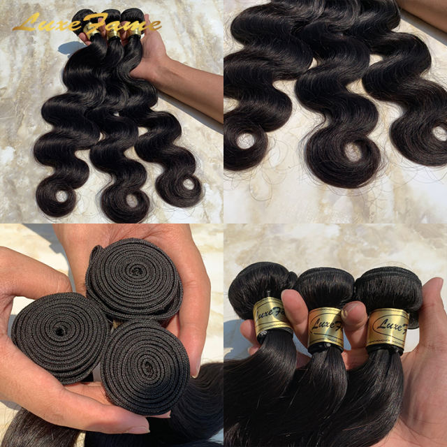 Luxefame Sample Package For New Customers Raw Cuticle Aligned Indian Unprocessed Human Hair  Bundle