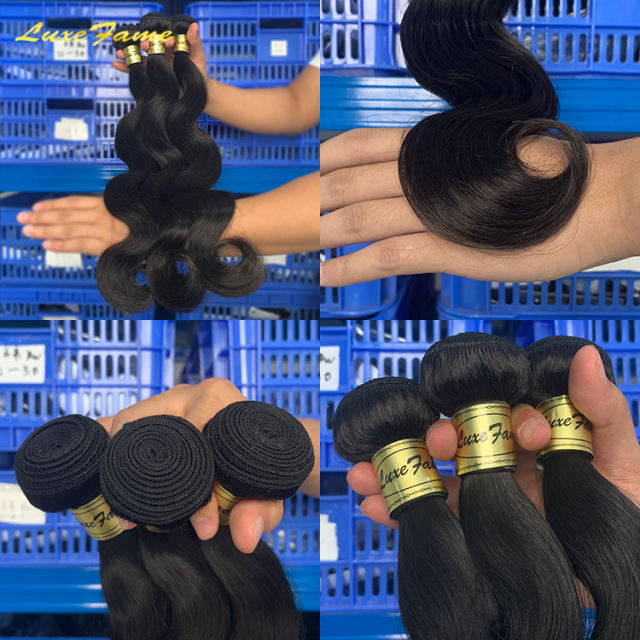 Luxefame Sample Package For New Customers Raw Cuticle Aligned Indian Unprocessed Human Hair  Bundle