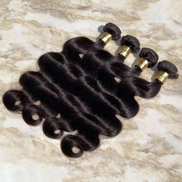 Luxefame Factory Price 10a Unprocessed Virgin Brazilian Hair Body Wave Bundle, Brazilian Cuticle Aligned Hair