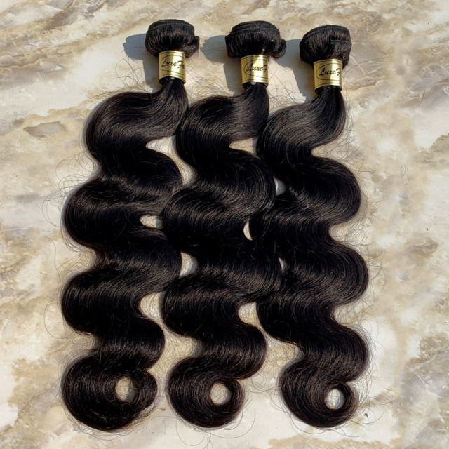 Luxefame Factory Price 10a Unprocessed Virgin Brazilian Hair Body Wave Bundle, Brazilian Cuticle Aligned Hair