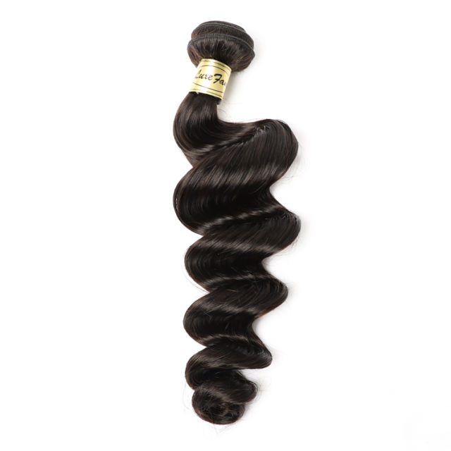 Luxefame Free Sample Hair Bundle Raw Virgin Cuticle Aligned Hair, Loose Curly Wave Virgin Brazilian Hair