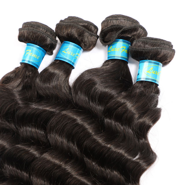 Luxefame Raw Virgin Hair Bundle, Brazilian Raw Virgin Cuticle Aligned Hair,wholesale Loose Wave Hair Vendor Bundle